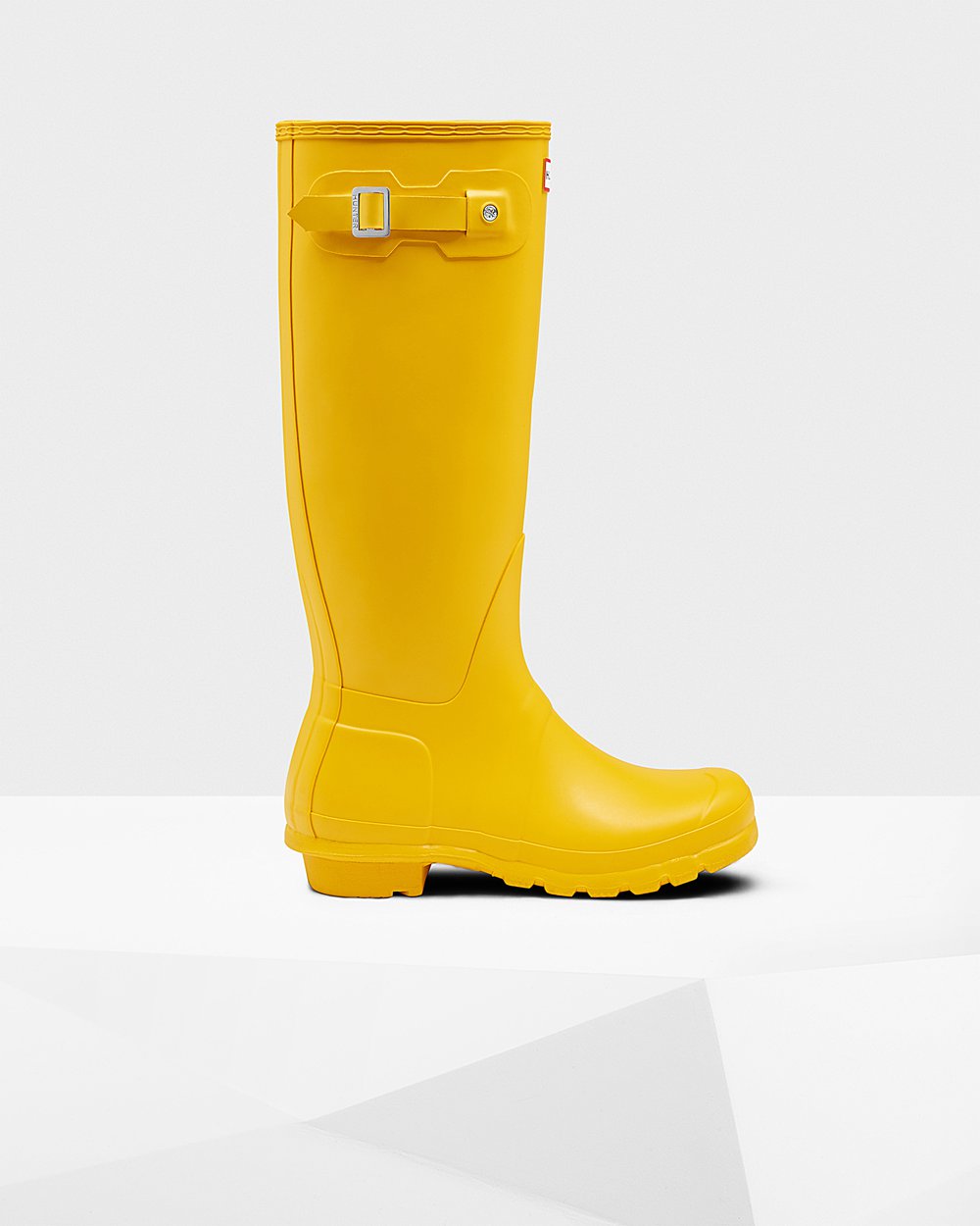 Womens Hunter Original - Tall Rain Boots Yellow - 4682-TGWCH